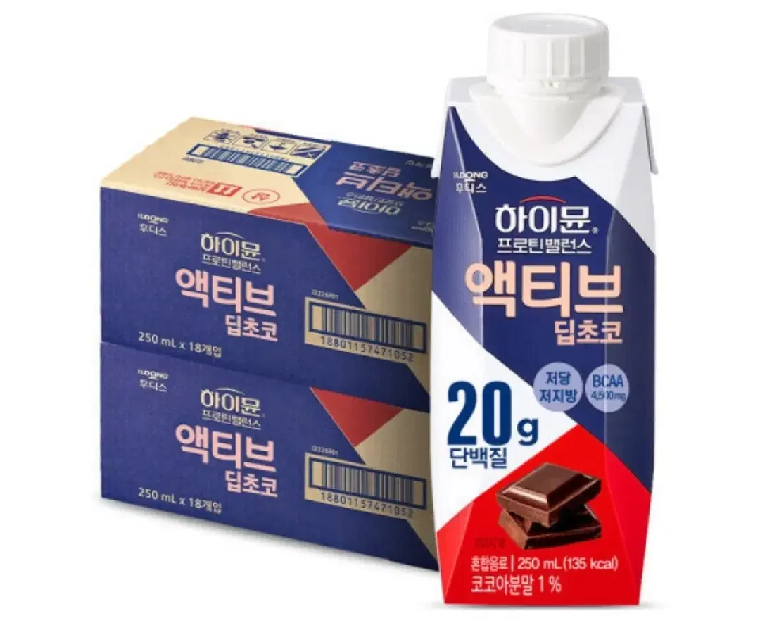 하이뮨 프로틴 밸런스 액티브 딥초코 250ml 36개